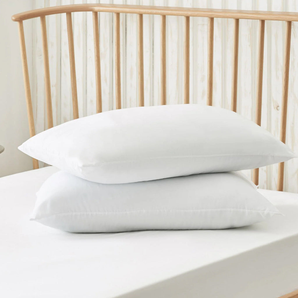 OLIVIA ROCCO 2 Pack Egyptian Cotton Blend Pillows Hotel Quality Soft Medium Support for Restful Sleep Hypoallergenic Durable Bounce Back