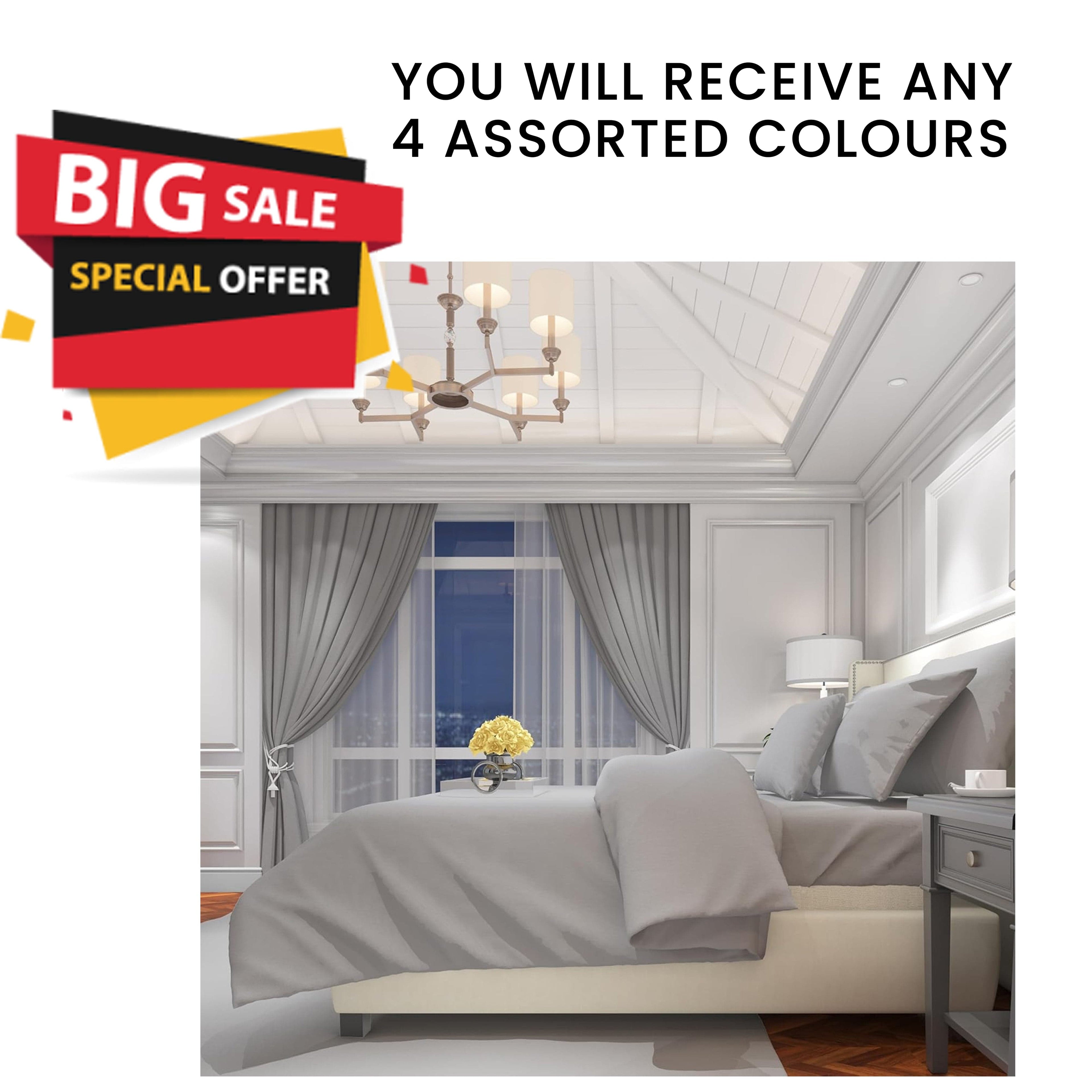 OLIVIA ROCCO 4 Pack Flannelette Fitted Sheets Super Soft Brushed Cotton Bed Sheets Extra Deep Thermal Cosy Luxury Bedding Assorted Colours