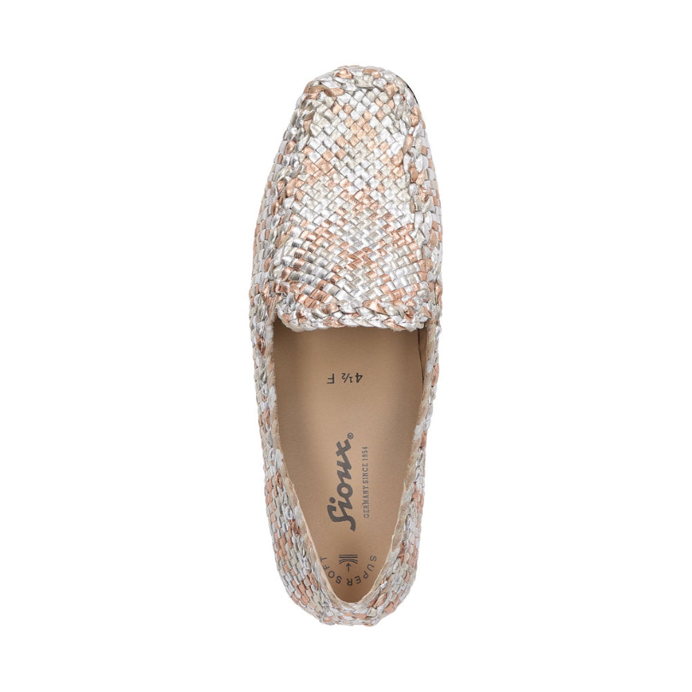 Cordera 40087 Silver/Gold Moccasin