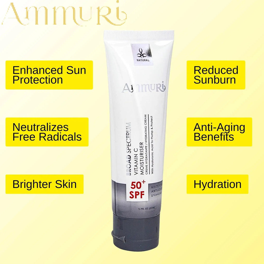 Ammuri Vitamin C Day Cream SPF50 - Brightening Moisturizer Sun Protection