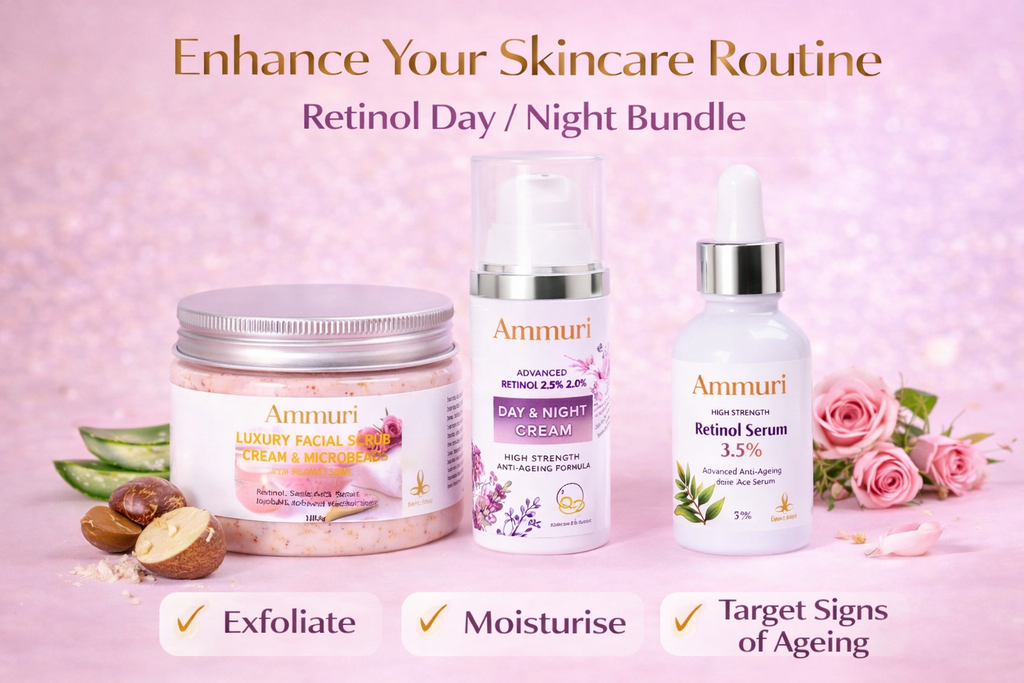 Ammuri Luxury Retinal Facial Scrub Cream for Radiant Skin