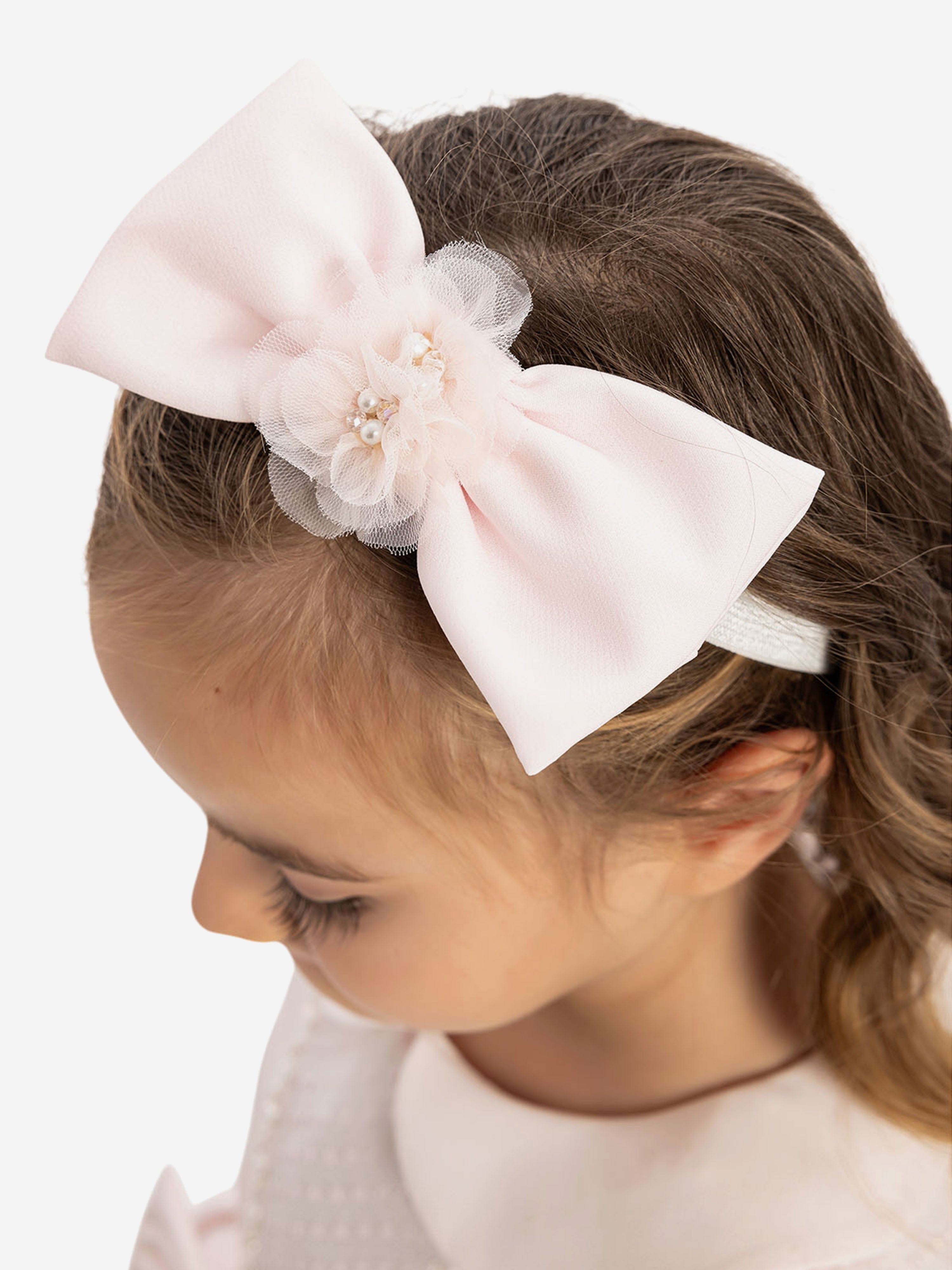 Dress & Fleur Baby Girls Dress with Headband in Pink