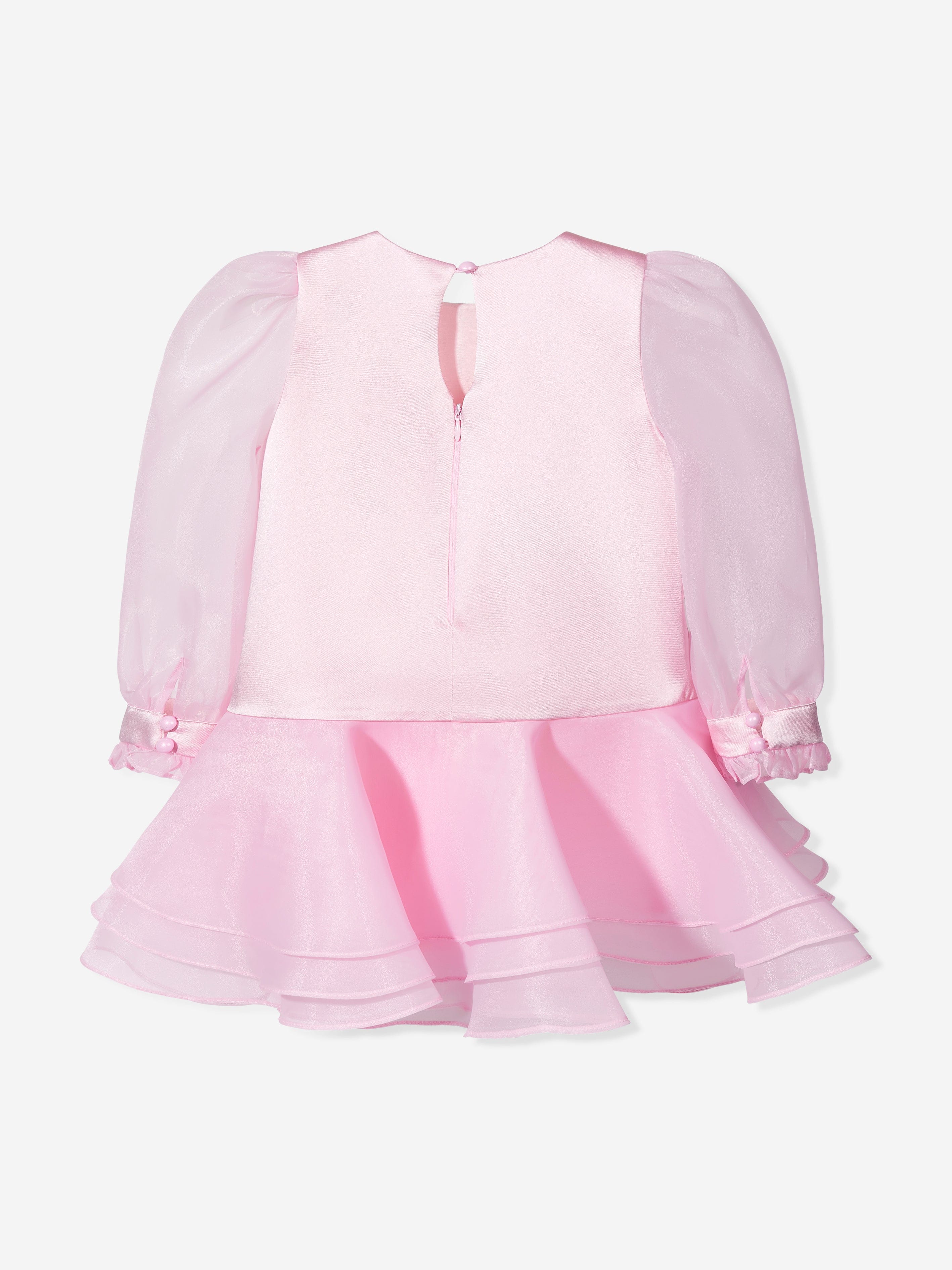 Dress & Fleur Girls Flower Occasion Dress in Pink