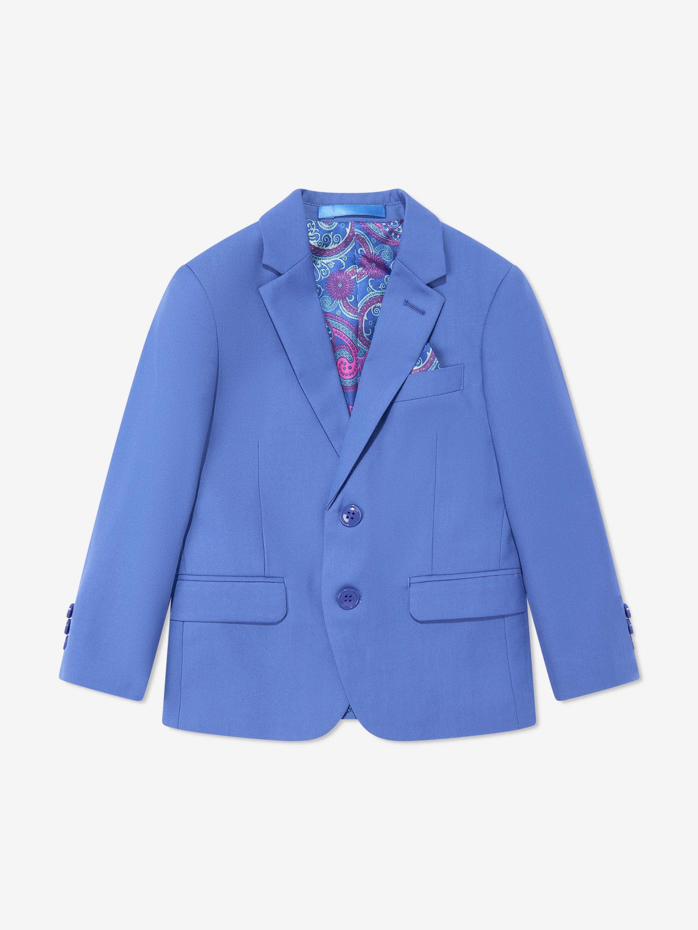 SUITLAB London Boys 7 Piece Suit Set in Blue