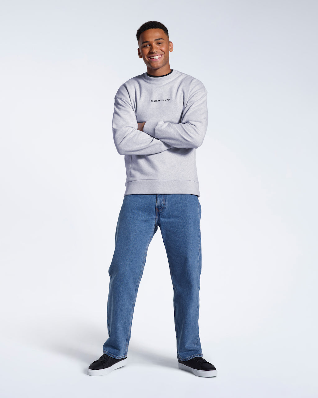 Oversized Heavyweight Organic Logo Sweatshirt