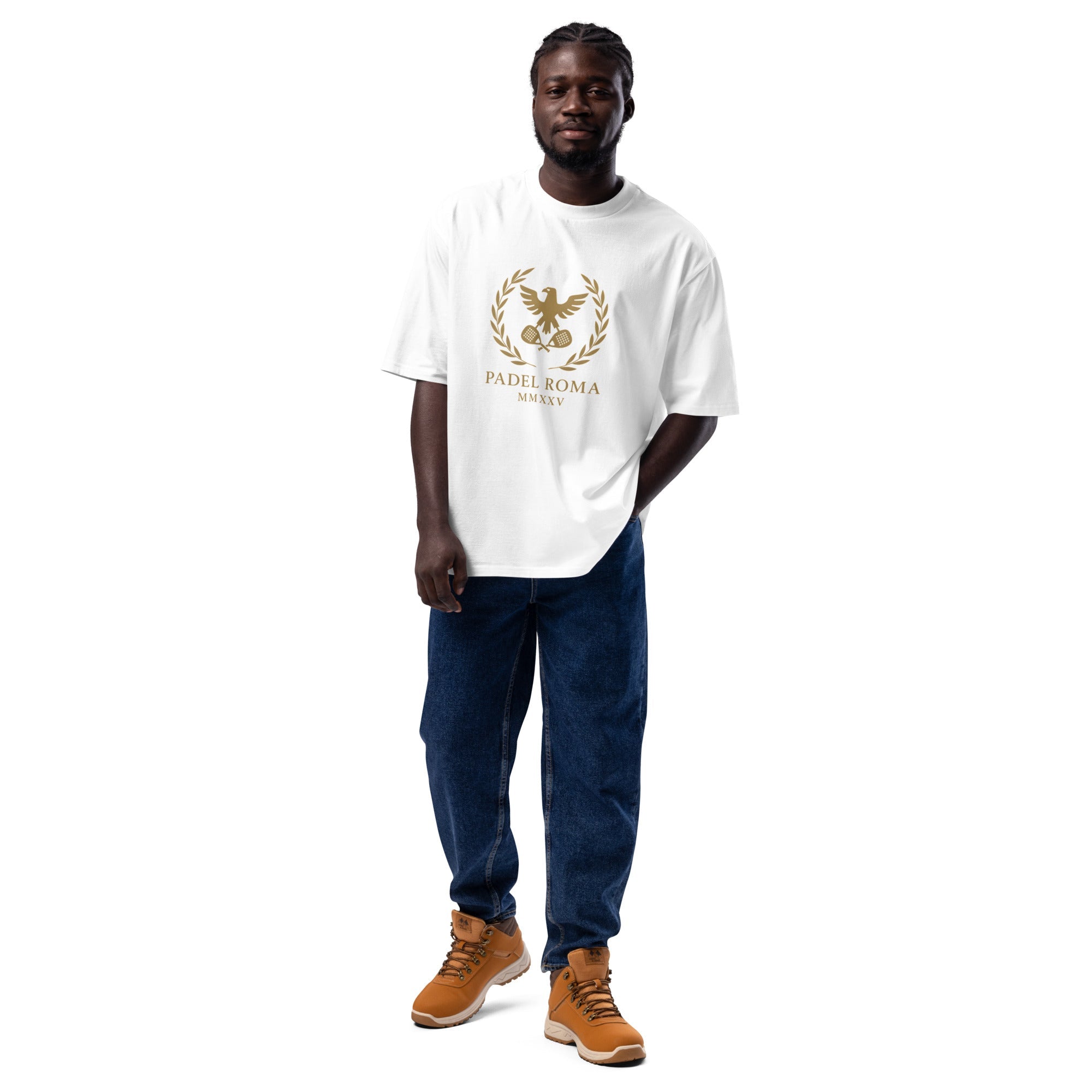 ROMA MMXXV – Super Eagle Oversized heavyweight T-Shirt