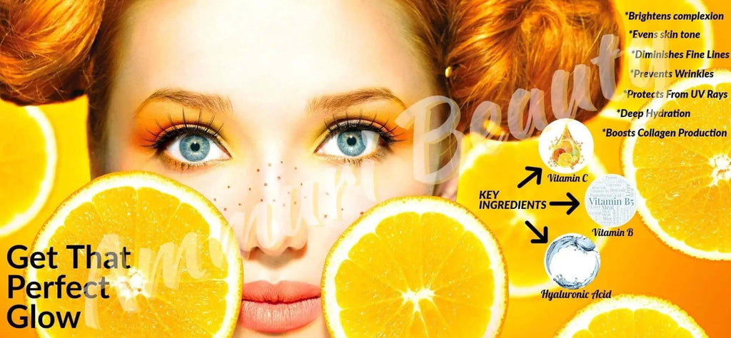 Ammuri Vitamin C Serum - Powerful Anti-Aging Brightening Face Treatment 30ml