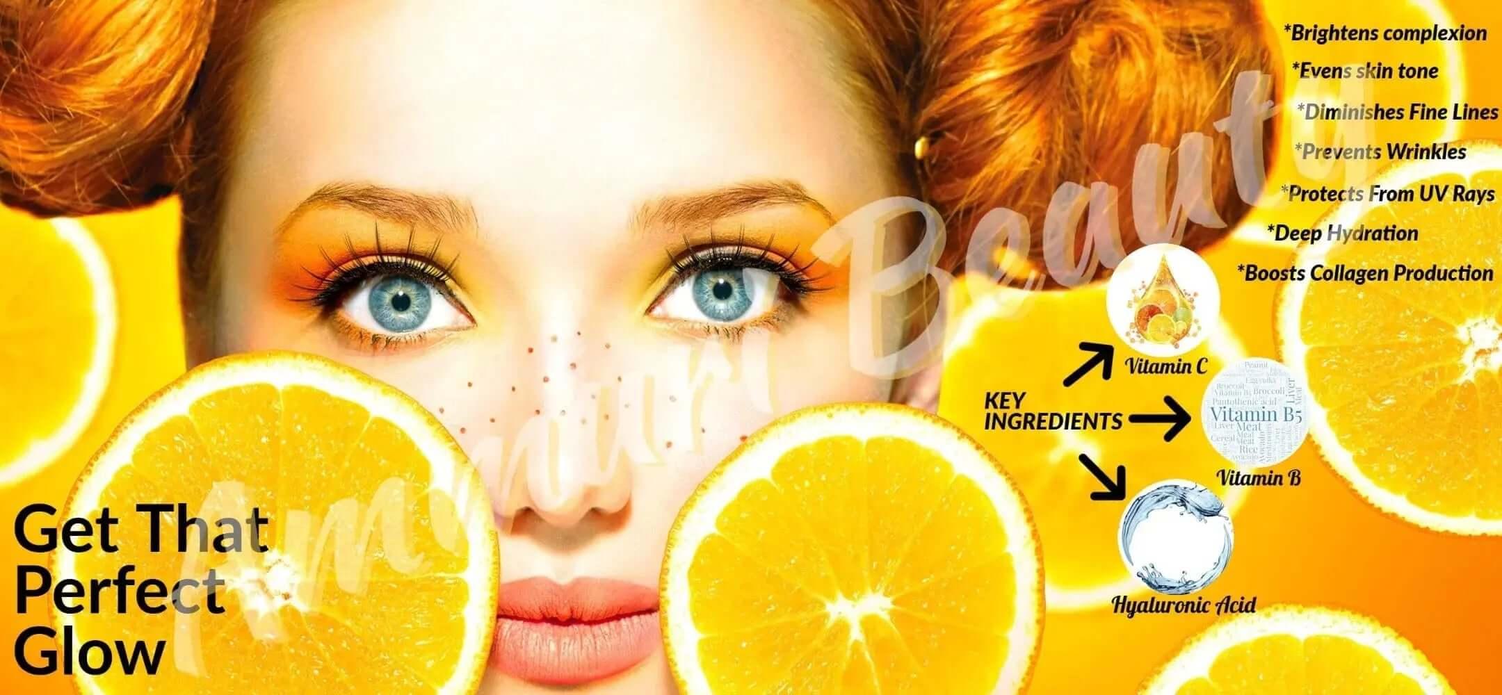 Ammuri Vitamin C Serum - Powerful Anti-Aging Brightening Face Treatment 30ml