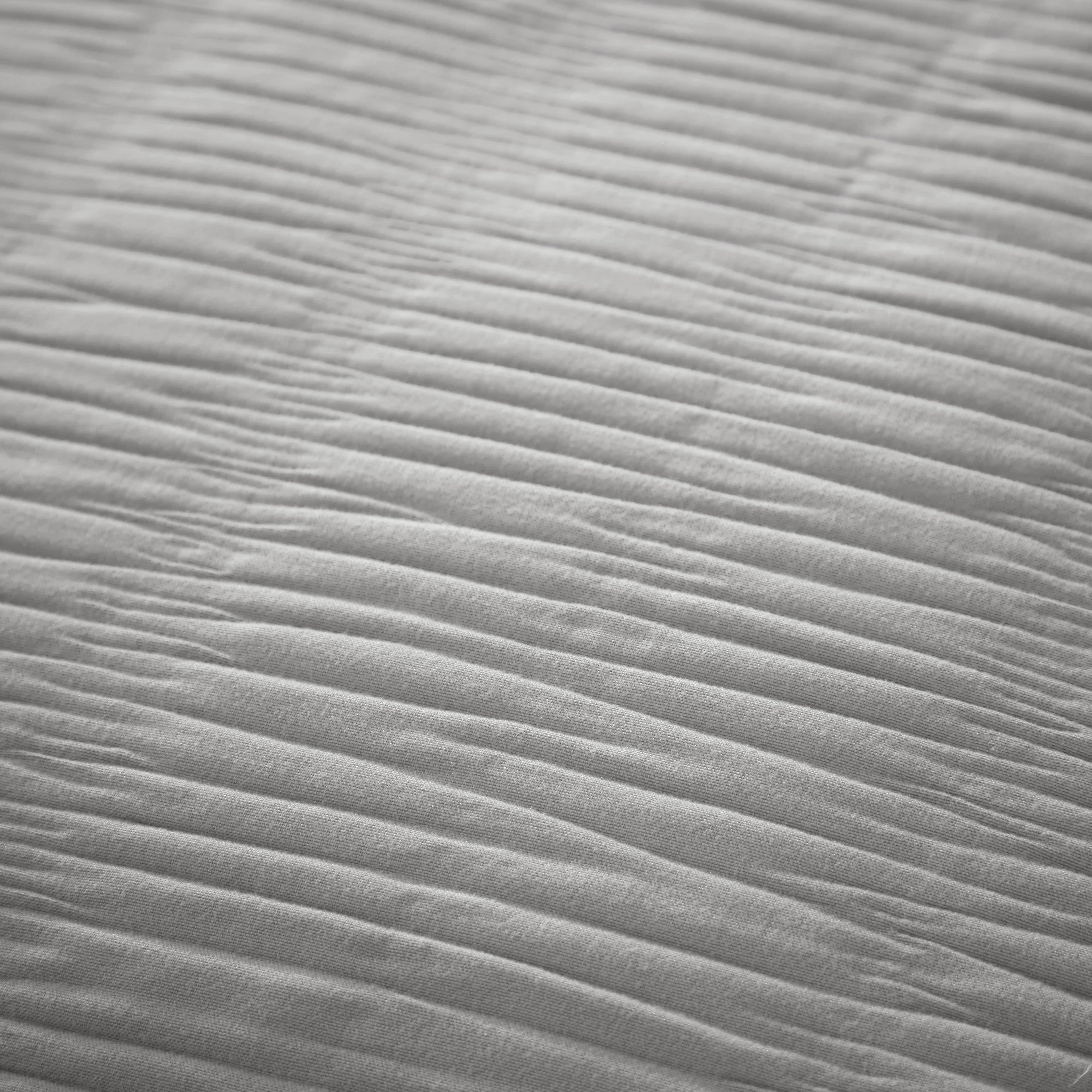 OLIVIA ROCCO Belgravia Grey Microfibre Duvet Cover Set With Pillowcases Soft Easy Care Machine Washable Bedding Modern Quilt Style
