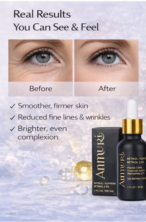 Ammuri Retinol Supreme Serum for Anti-Ageing Skin Care