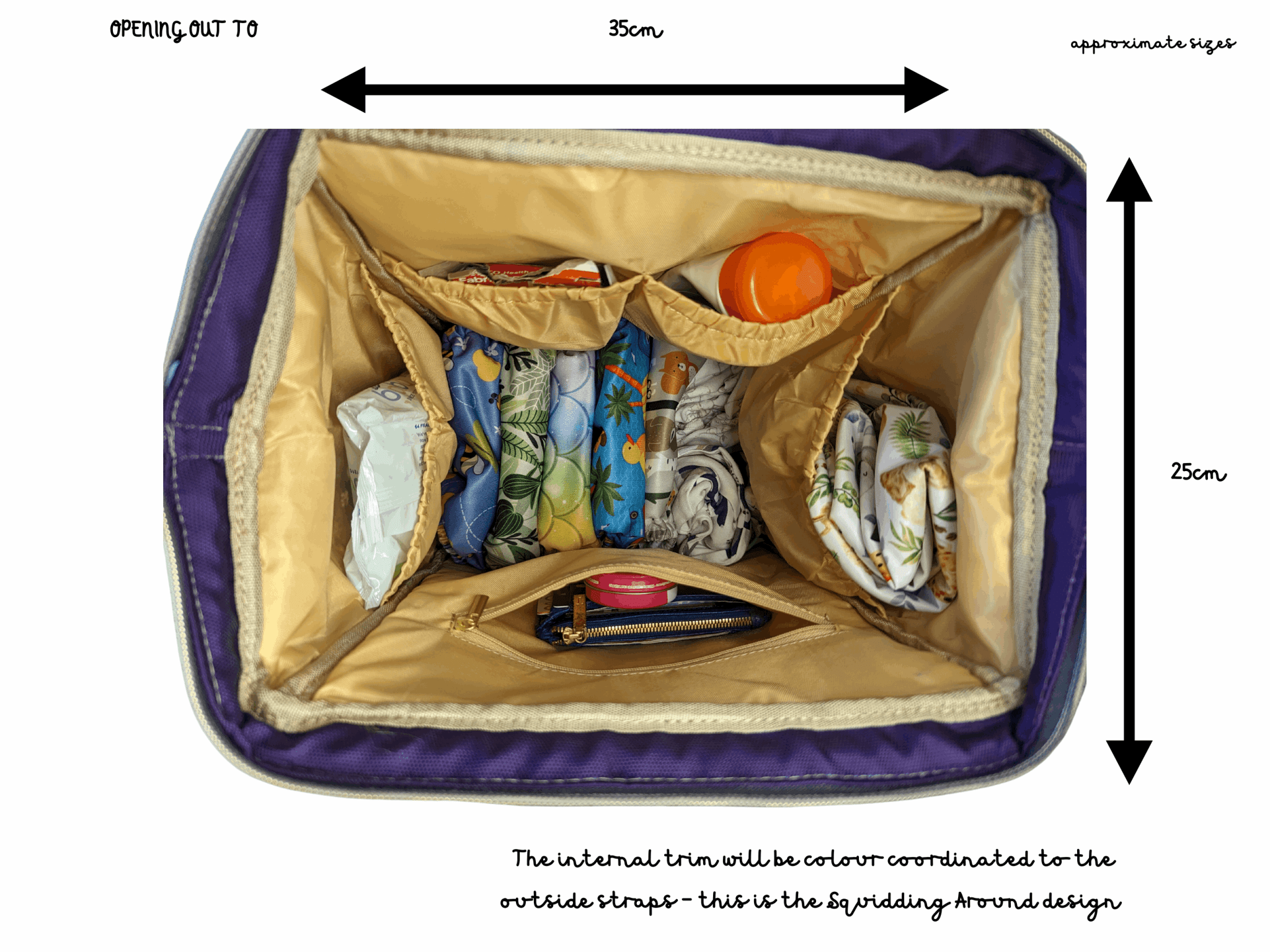 Leopard Print Multi-Function Baby Changing Backpack Bag - Rainbow Roar