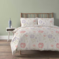 OLIVIA ROCCO Meadow Natural Duvet Cover Set Super Soft Printed Floral Bedding With Pillow Case Easy Care Quilt Set