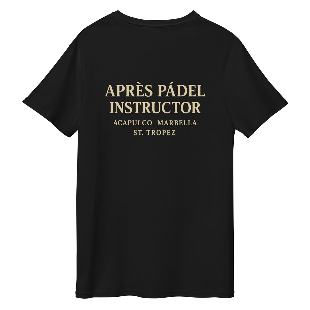Apres Padel | Men's premium cotton t-shirt black