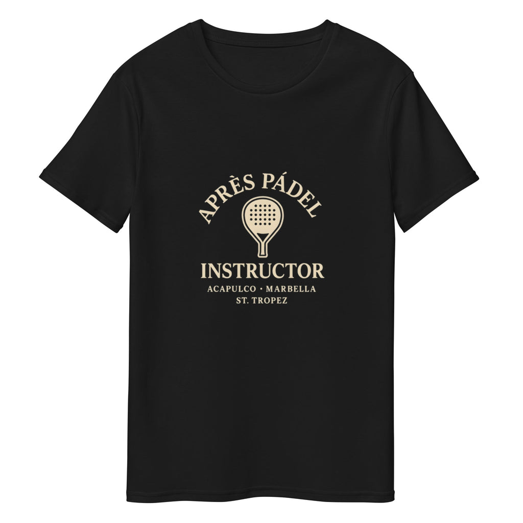 Apres Padel | Men's premium cotton t-shirt black