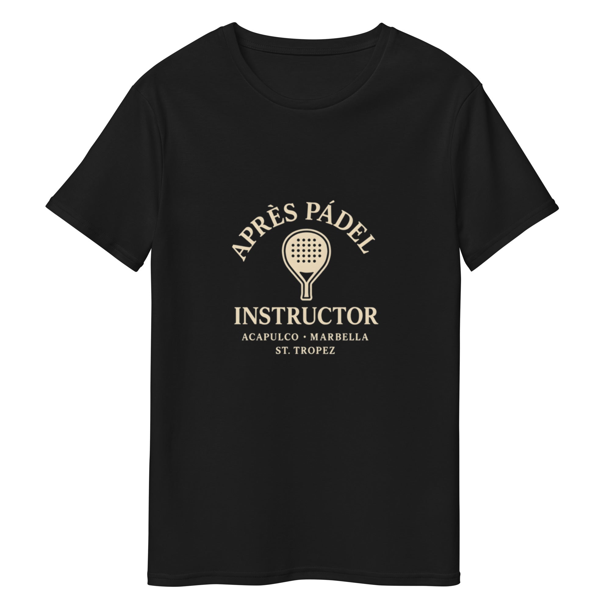 Apres Padel | Men's premium cotton t-shirt black