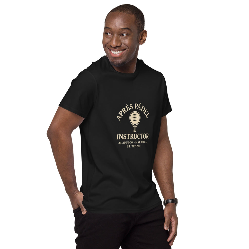 Apres Padel | Men's premium cotton t-shirt black
