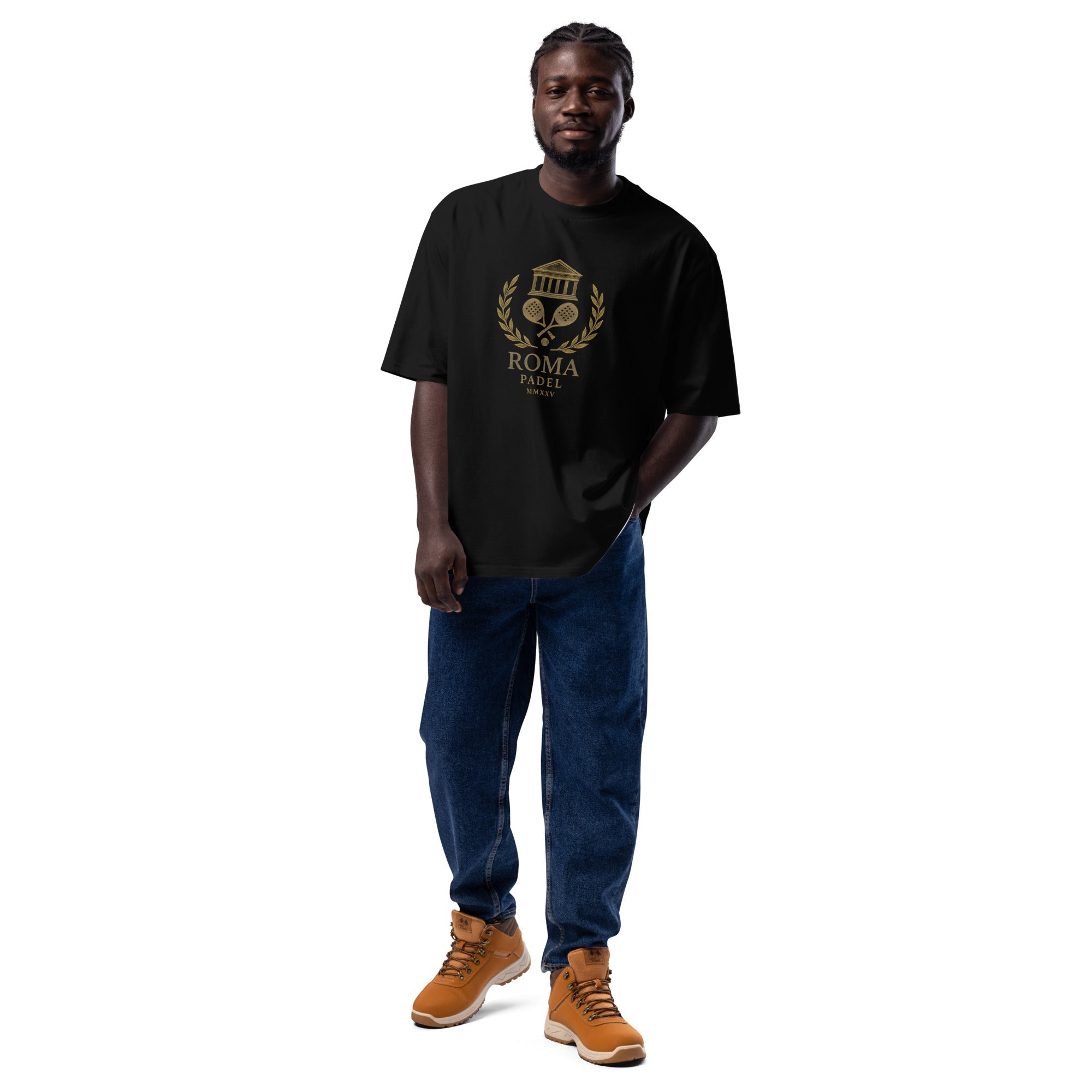 ROMA MMXXV Colosseum Oversized heavyweight T-Shirt