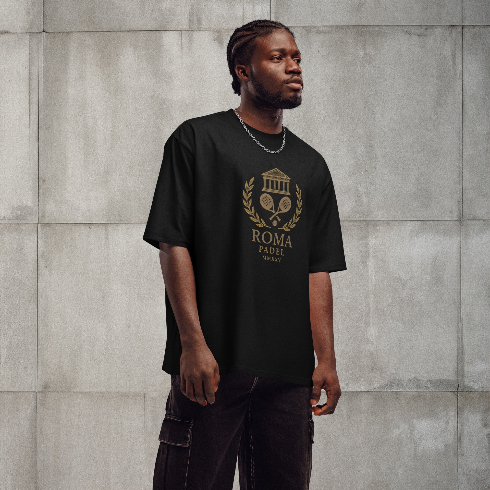 ROMA MMXXV Colosseum Oversized heavyweight T-Shirt