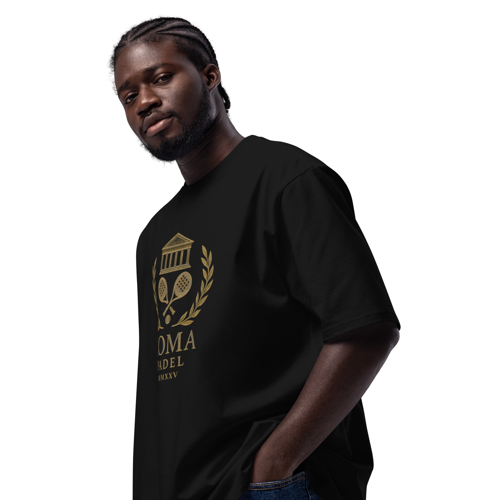 ROMA MMXXV Colosseum Oversized heavyweight T-Shirt