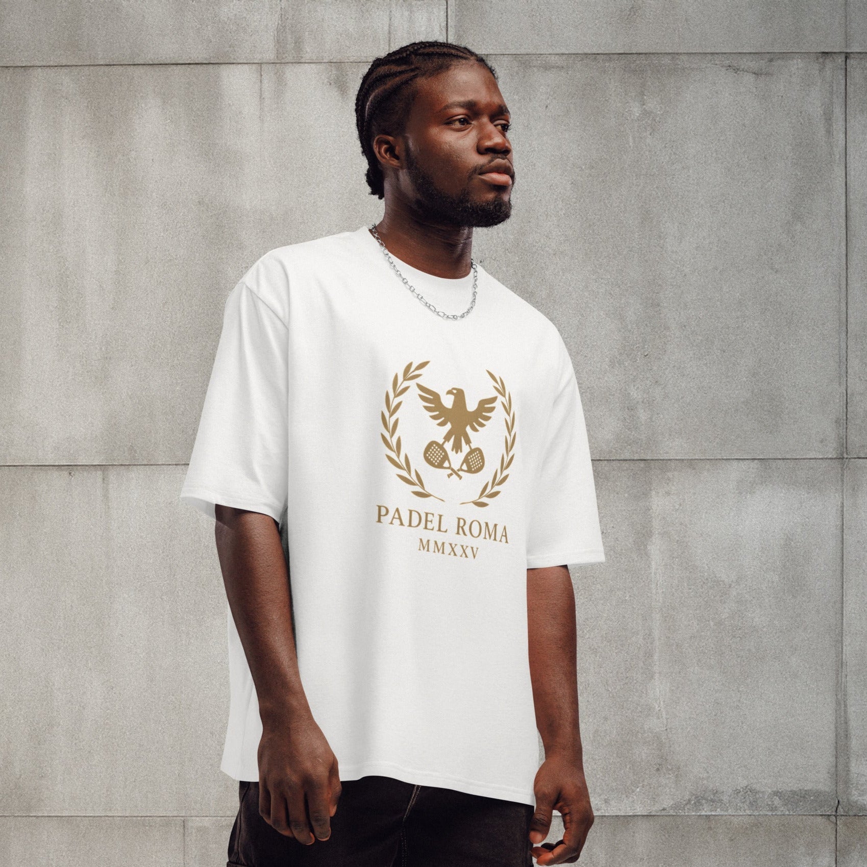 ROMA MMXXV – Super Eagle Oversized heavyweight T-Shirt