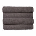 OLIVIA ROCCO Pack Of 4 Large Quick-Drying Indus Valley Cotton Bath Sheets 80x140cm Lightweight Easycare For Home Travel Gym Holidays Multiple Colours
