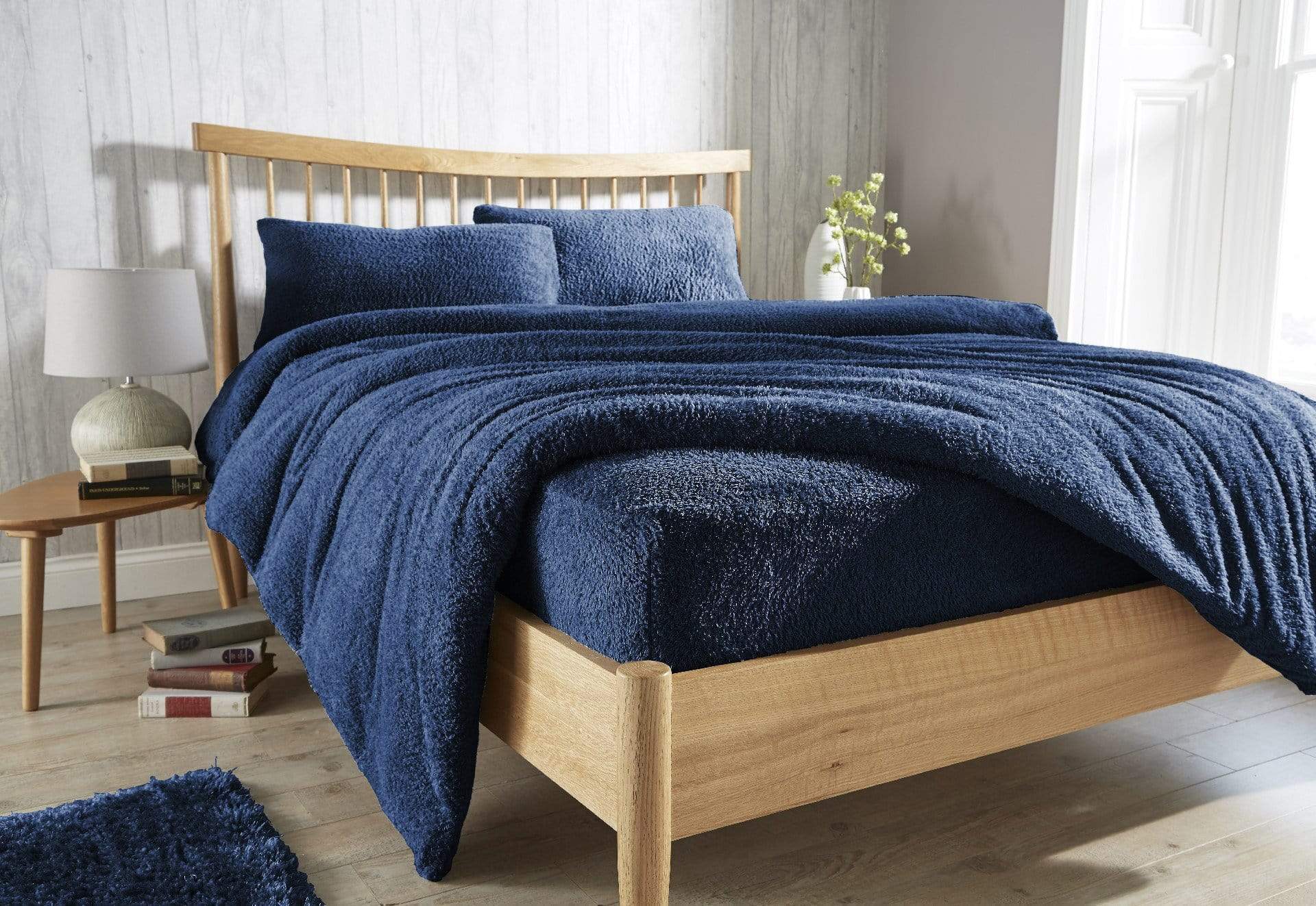 OLIVIA ROCCO Teddy Fleece Extra Deep Fitted Sheet Plush Soft Winter Bedding Snug Elastic Edges Multiple Sizes And Colors