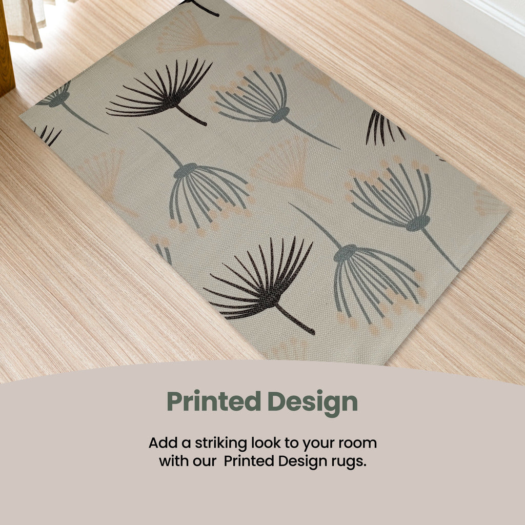 OLIVIA ROCCO Printed Rug Nina Design Colour Non-Slip Modern Floor Rug For Living Room Bedroom Office Soft Durable Underfoot