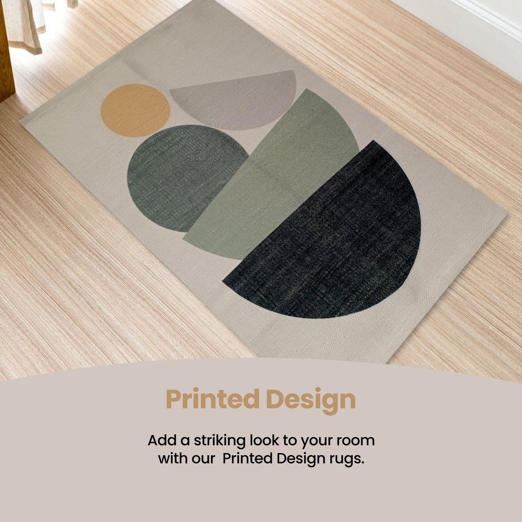 OLIVIA ROCCO Printed Rug Tokyo Design Modern Non-Slip Soft Durable Floor Rug For Living Room Bedroom Office Eco-Friendly