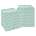 OLIVIA ROCCO Rhodes Towel Seafoam 100 Percent Cotton Hotel Quality Soft Super Absorbent Hand Towels Sheets And Face Cloths