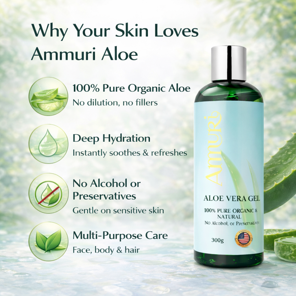 Ammuri Organic Aloe Vera Gel 300g