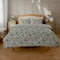 OLIVIA ROCCO Snowy Reindeers Reversible Duvet Cover Set With Pillowcases Polycotton Bedding For Year Round Comfort And Cozy Nights