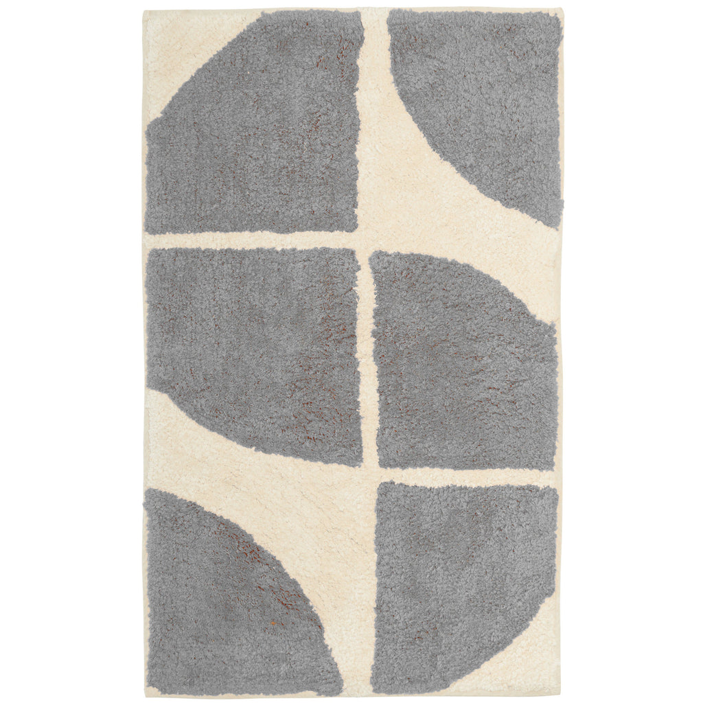 OLIVIA ROCCO Stockholm Bath Mat Non Slip Backing Super Soft Water Absorbent Cotton Blend Quick Drying Bathroom Floor Rug