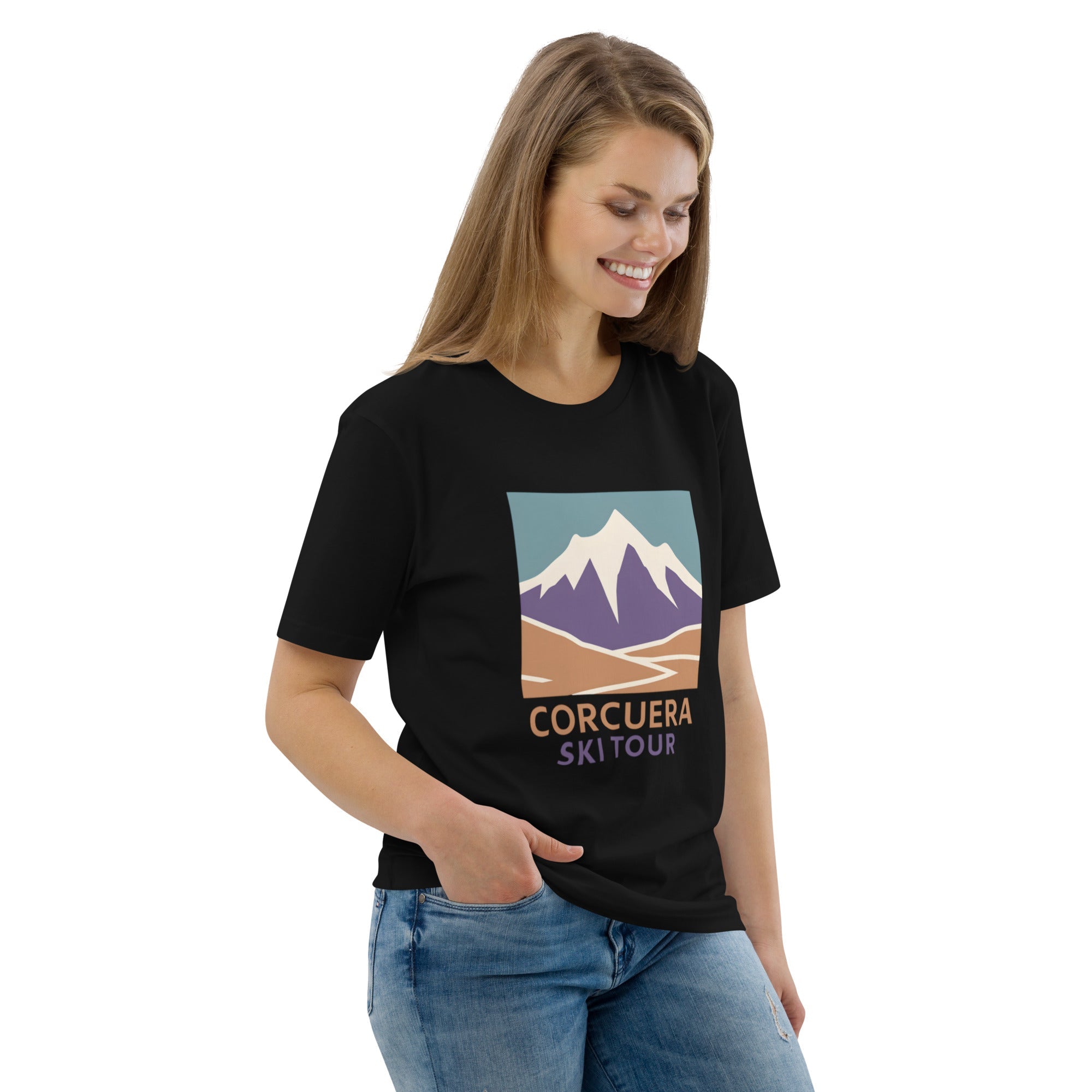 Corcuera Ski Tour Unisex organic cotton t-shirt