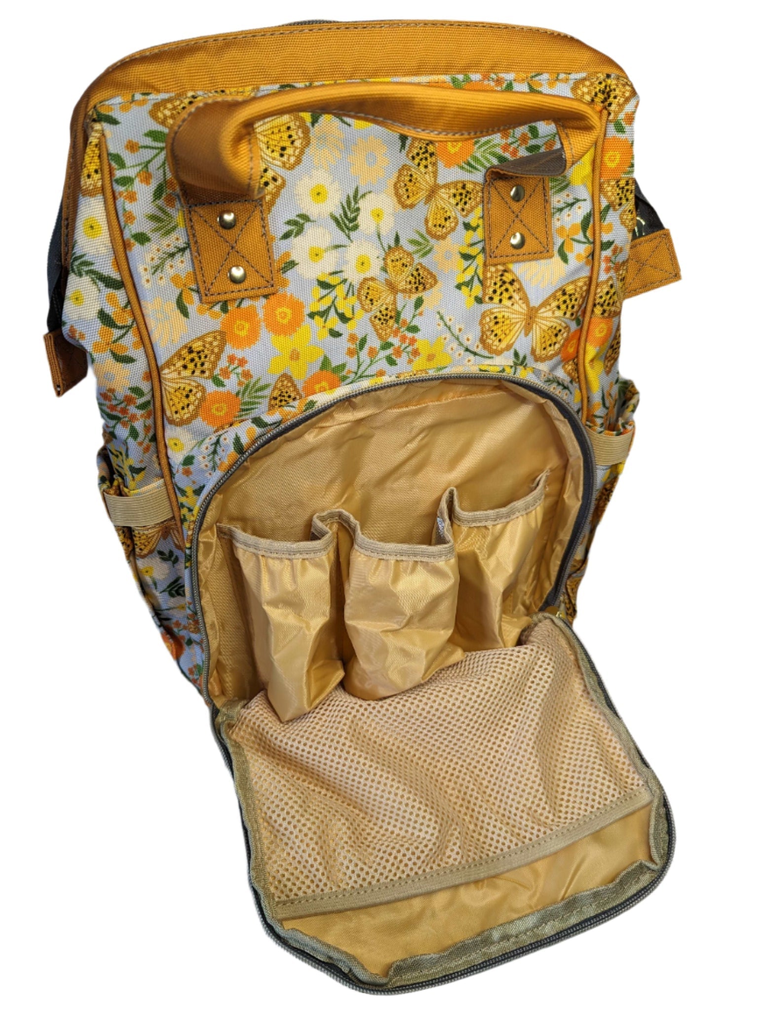 Vintage Baby Changing Backpack Bag - Flutterby Baby