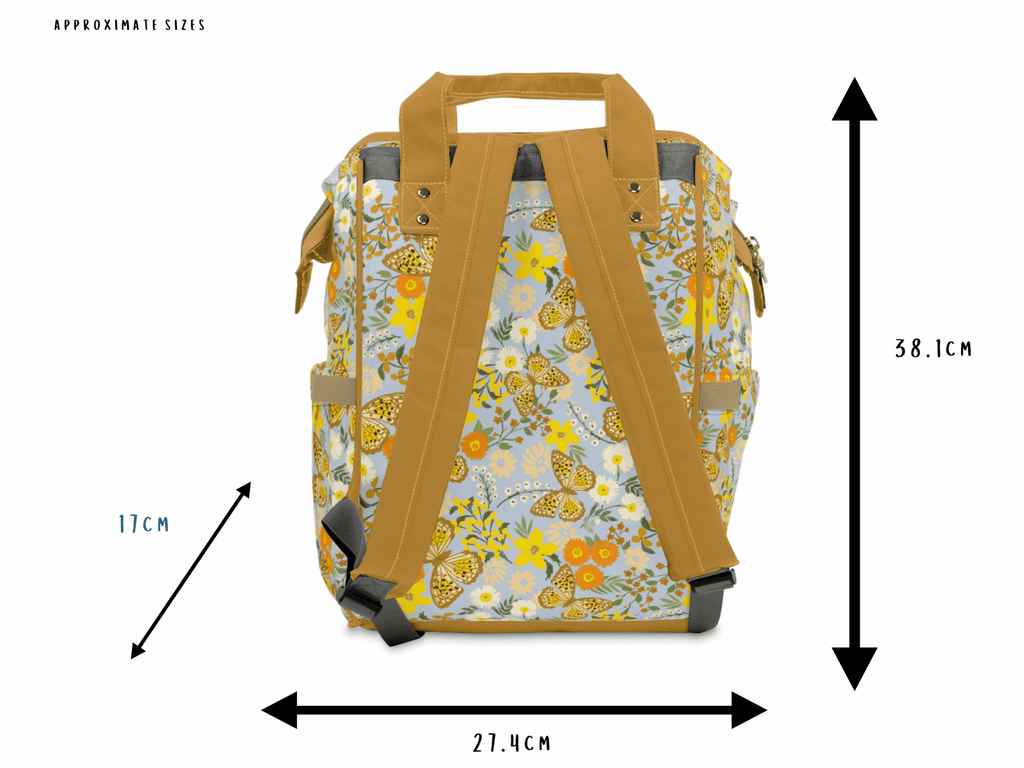 Vintage Baby Changing Backpack Bag - Flutterby Baby